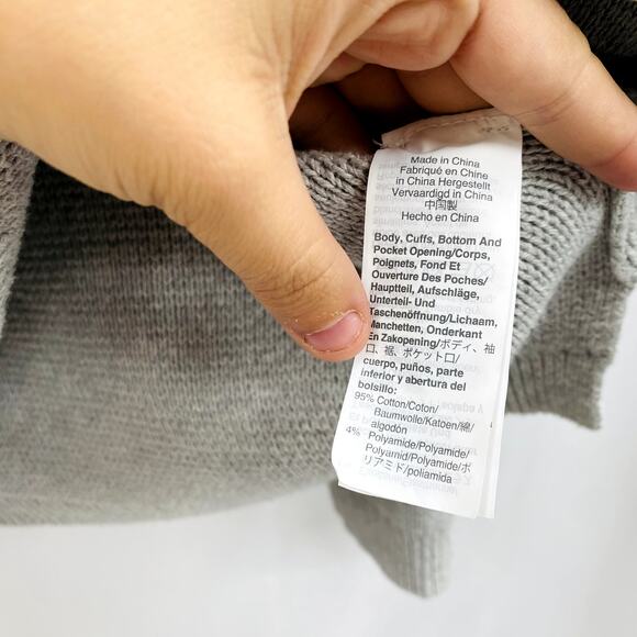 J. Crew gray knit structured cardigan sweater - Picture 4 of 6